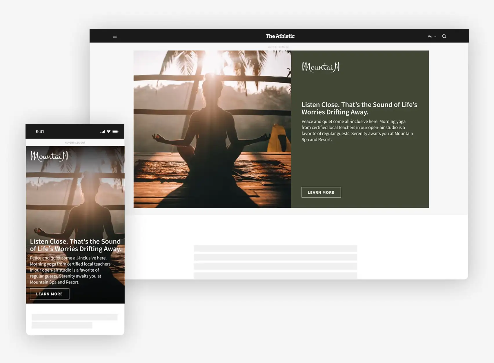 SPLIT SCREEN Desktop Example